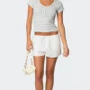 Leslie Linen Look Shorts