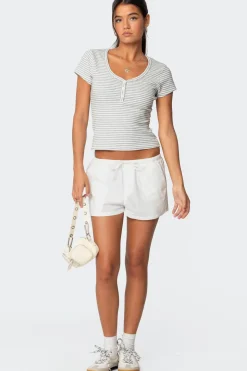 Leslie Linen Look Shorts