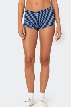 Levia Striped Micro Shorts
