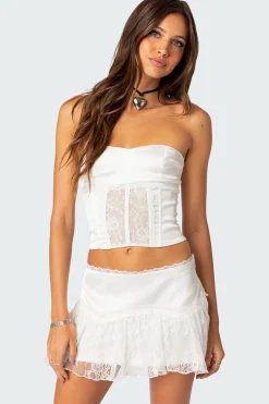 Lex Satin & Lace Corset