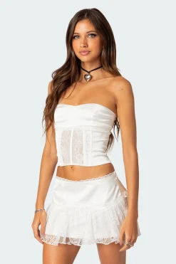 Lex Satin & Lace Corset