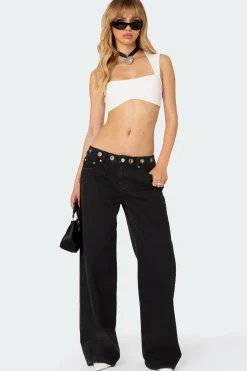 Libby Grommet Waist Jeans