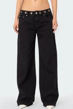 Libby Grommet Waist Jeans