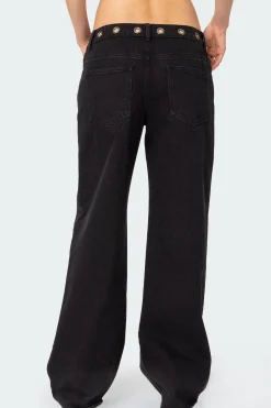 Libby Grommet Waist Jeans