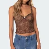 Lidia Sheer Mesh Bra Top
