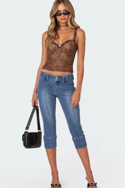 Lidia Sheer Mesh Bra Top