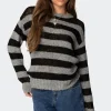 Light Knit Striped Sweater