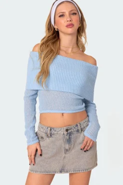 Lili Fold Over Knit Top