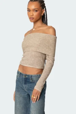 Lili Fold Over Knit Top