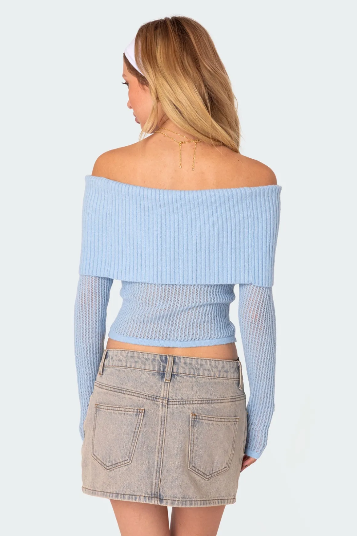 Lili Fold Over Knit Top
