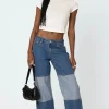 Lindsey Two Tone Cuffed Jeans