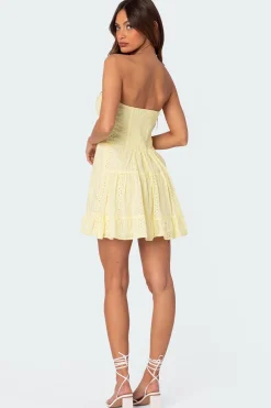 Liora Lacey Cotton Mini Dress