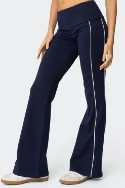 Livie Fold Over Flared Leggings