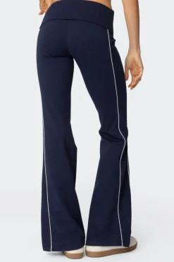 Livie Fold Over Flared Leggings