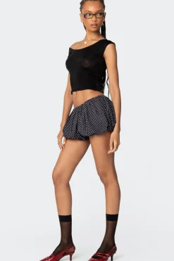 Liz Polka Dot Bubble Shorts