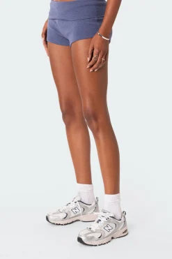 Lizzy Foldover Waffle Shorts