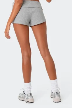 Lizzy Foldover Waffle Shorts
