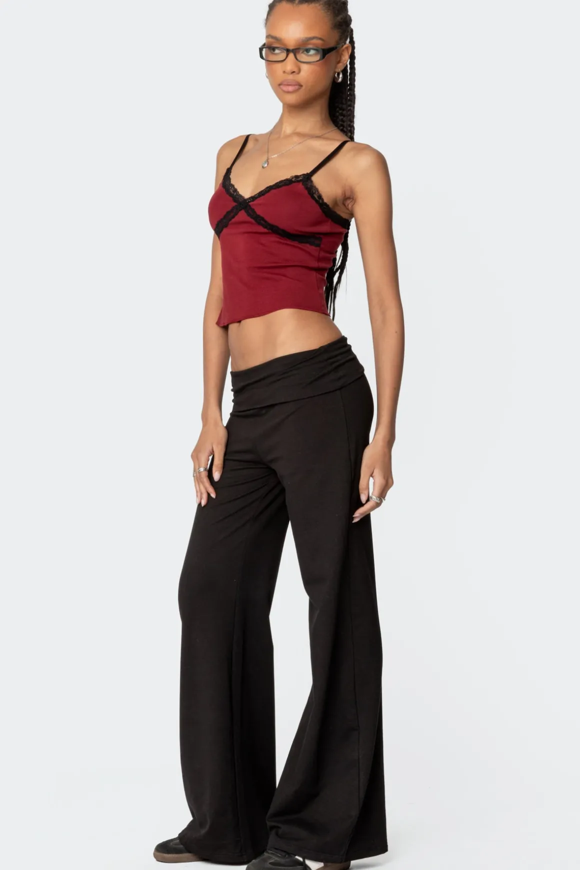 Llena Lace Trim Tank Top