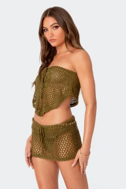 Lolani Handkerchief Crochet Top