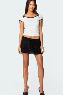 Lora Tiered Mini Skirt