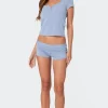 Lorelei Printed Pointelle Shorts