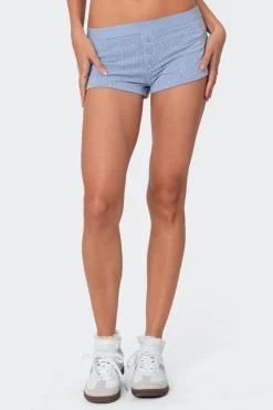 Lorelei Printed Pointelle Shorts