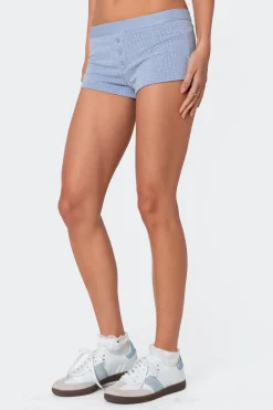 Lorelei Printed Pointelle Shorts