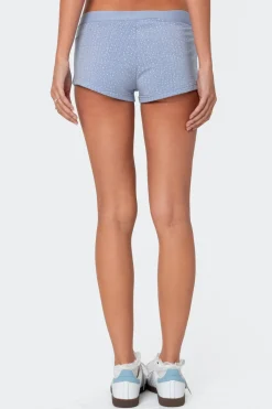 Lorelei Printed Pointelle Shorts