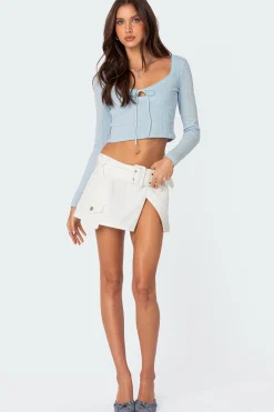 Lorey Lacey Knit Top
