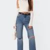 Lori High-Rise Wide Leg Jeans