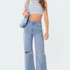 Lori High-Rise Wide Leg Jeans