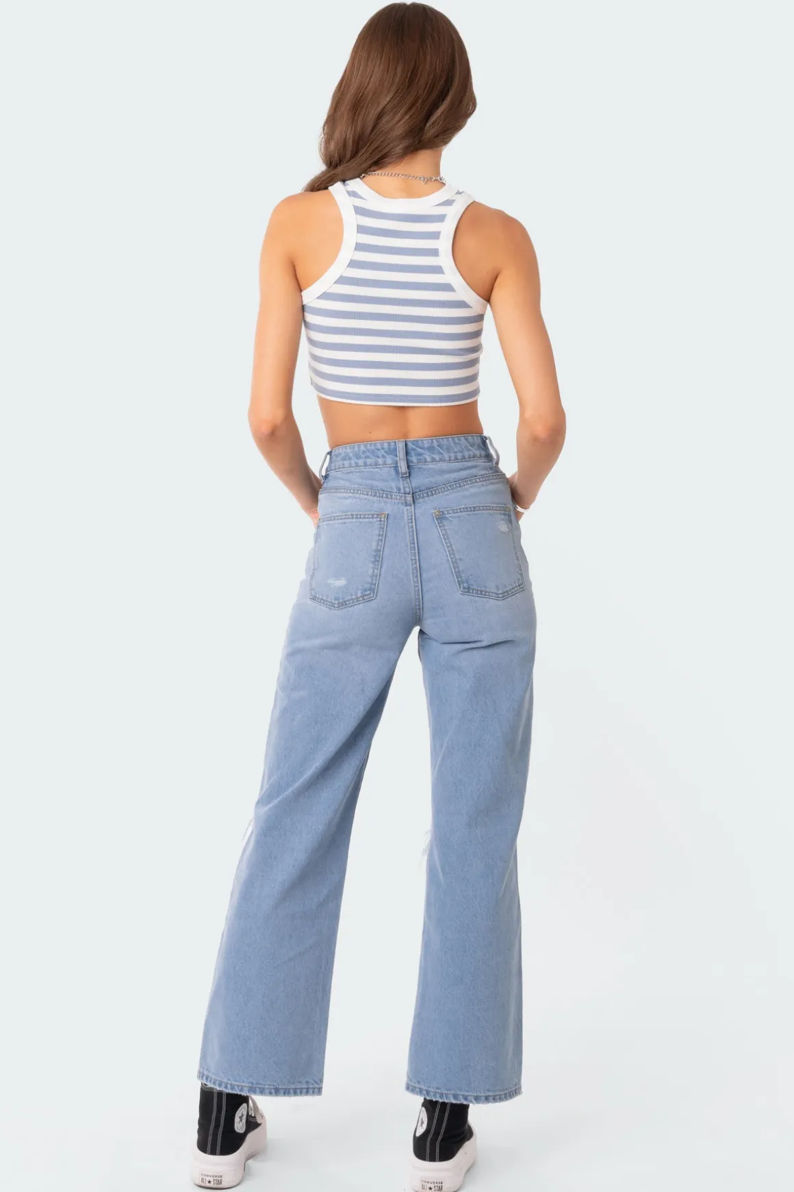 Lori High-Rise Wide Leg Jeans