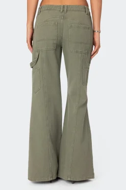 Lottie Low Rise Washed Carpenter Jeans
