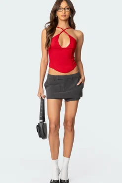 Lou Crossover Beaded Corset