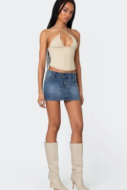 Lou Crossover Beaded Corset