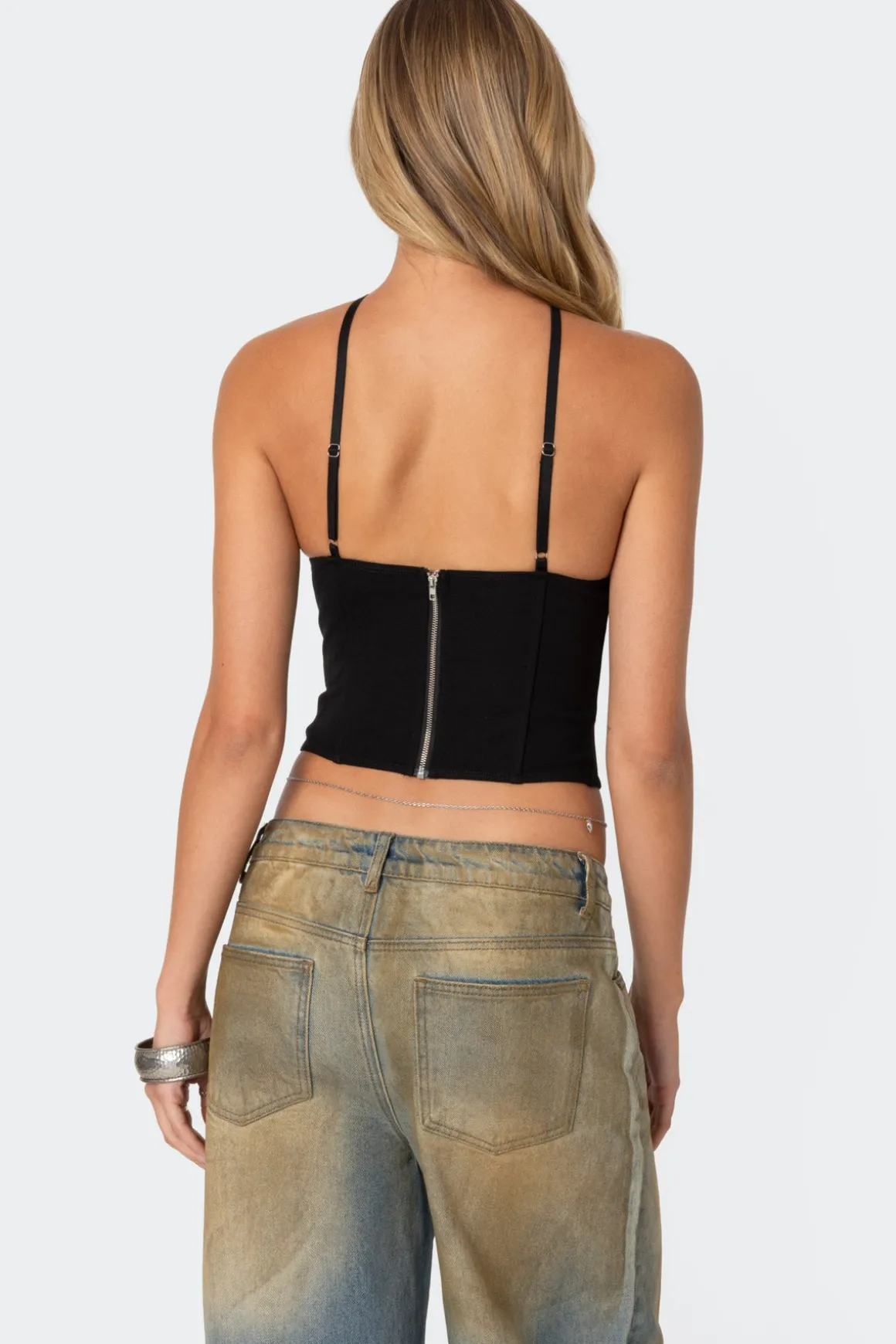 Lou Crossover Beaded Corset
