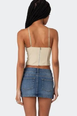 Lou Crossover Beaded Corset