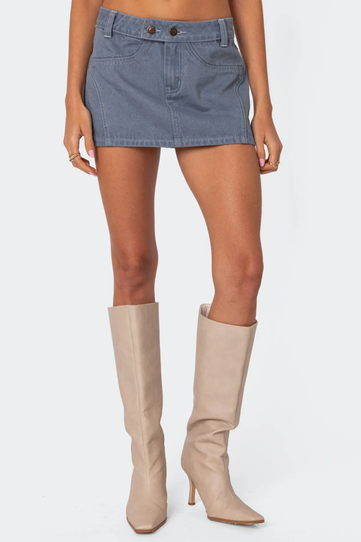 Louisa Denim Mini Skirt