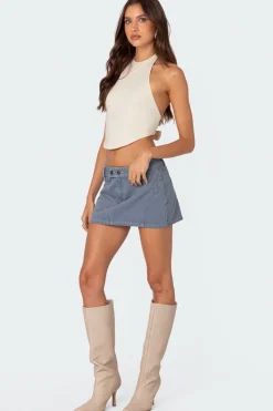 Louisa Denim Mini Skirt
