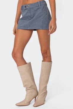 Louisa Denim Mini Skirt