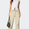 Low Rise Vintage Washed Boyfriend Jeans