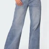 Low Rise Wide Leg Jeans