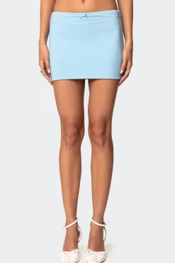 Lucinda Bow Detail Mini Skirt