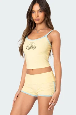 Lucky Contrast Tank Top