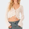 Luka Tie Front Knit Top