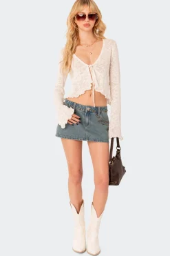 Luka Tie Front Knit Top