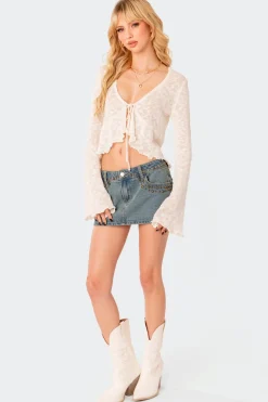 Luka Tie Front Knit Top