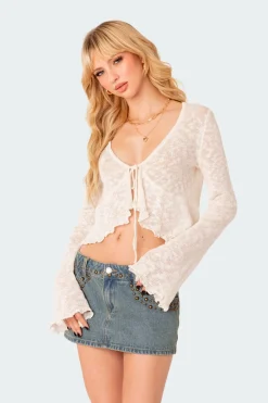 Luka Tie Front Knit Top