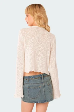 Luka Tie Front Knit Top