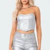 Luna Faux Leather Stretch Corset